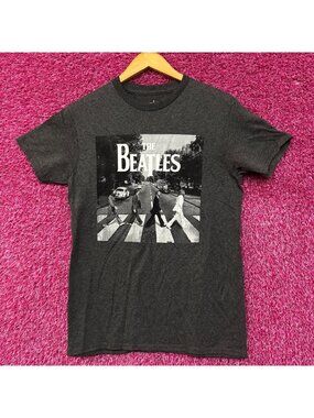The Beatles Abbey Road Crossing Graphic Design T-Shirt Small